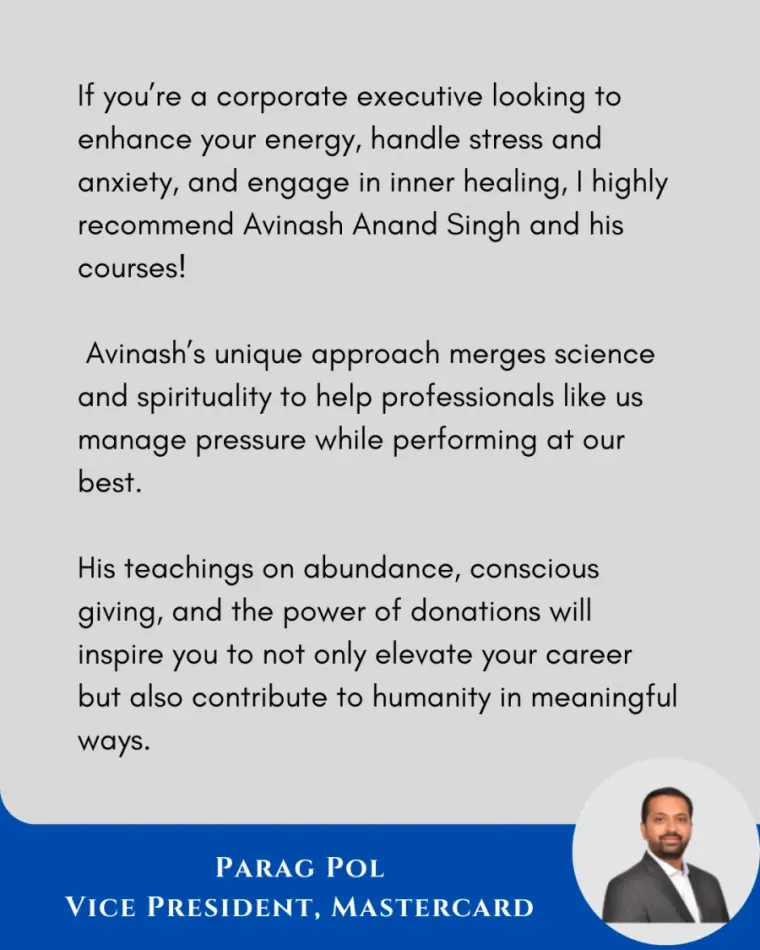 Avinash Anand Singh-testimonials 3